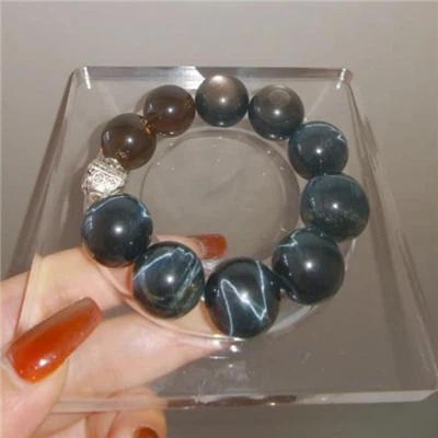 Natūrali arbatos krištolo apyrankė